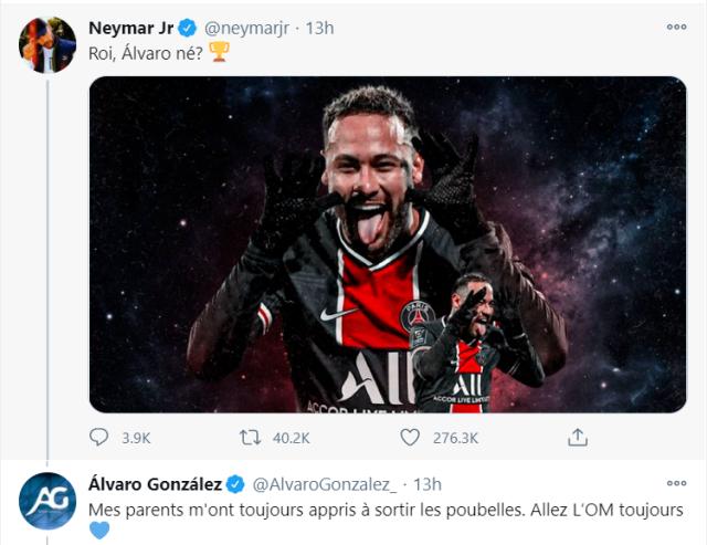 真人娱乐-法甲“歧视门”又出续集 内马尔与阿尔瓦罗斗图互喷